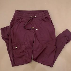 JAANUU CARGO SCRUB JOGGERS